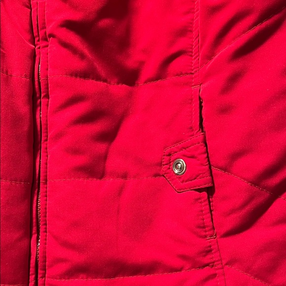 Karen Scott Vest Womens Size XL Red Sleeveless Full Zip Pockets Double Sided EUC - Picture 4 of 8